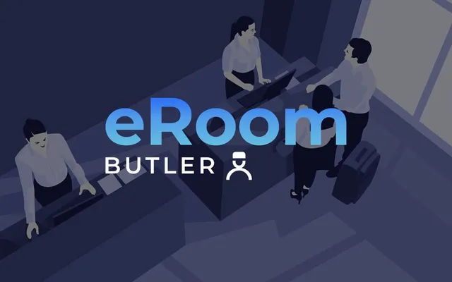Huésped usando eRoom Butler desde su móvil